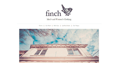 Desktop Screenshot of flyfinch.com